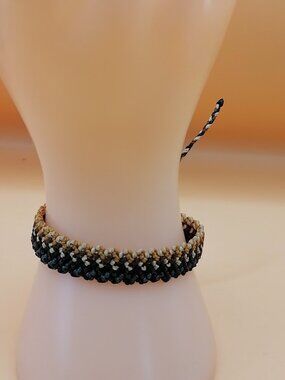 Handmade Macrame Bracelet with Water-Resistant Waxed Thread